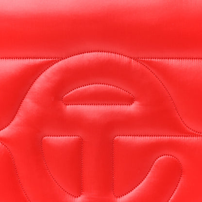 Telfar Nylon Medium Puff Shopping Bag Red 7 of 9