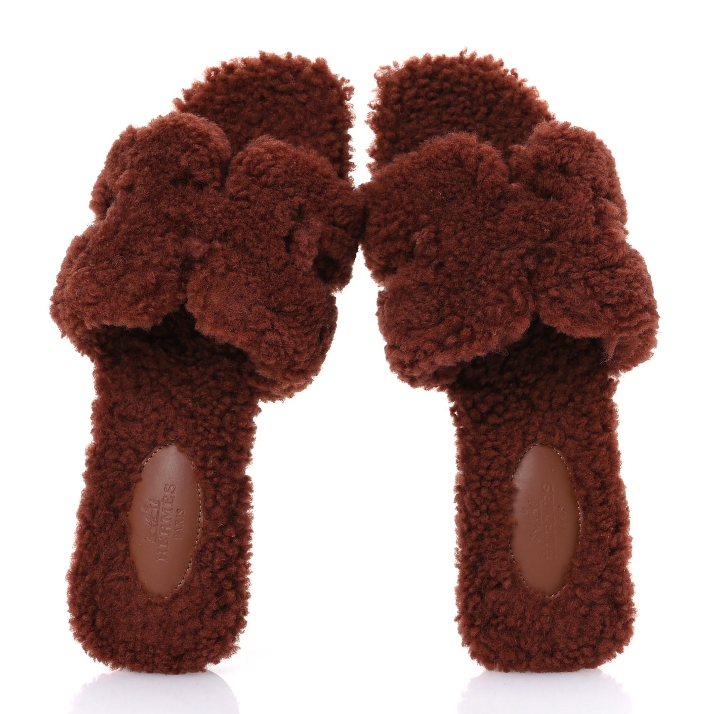 Woolskin Oran Sandals 37 Cognac