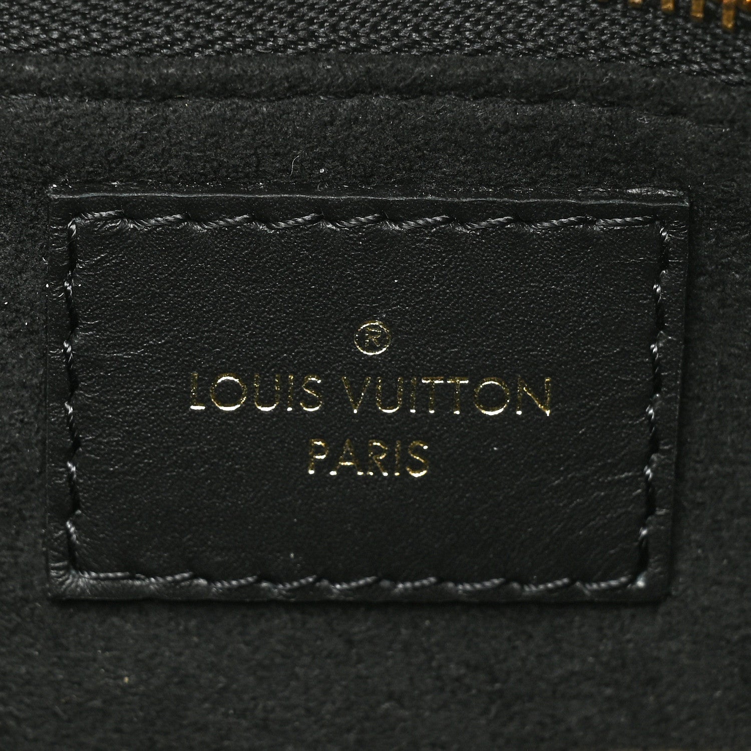 Louis Vuitton Monogram Petite Malle Souple Black 6 of 7