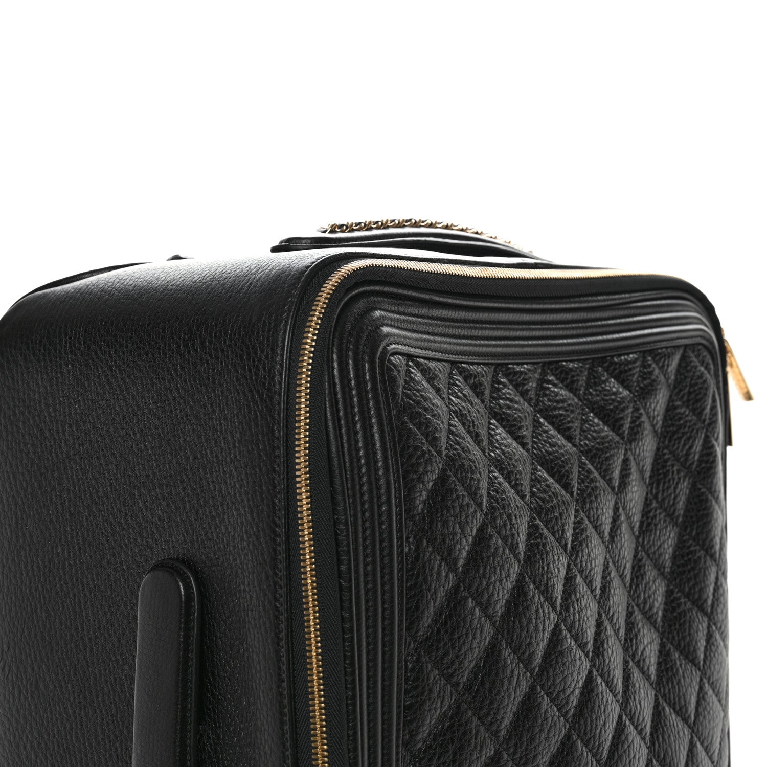 Chanel Calfskin Quilted Coco Case Trolley Black 13 of 15