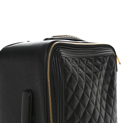 Chanel Calfskin Quilted Coco Case Trolley Black 13 of 15