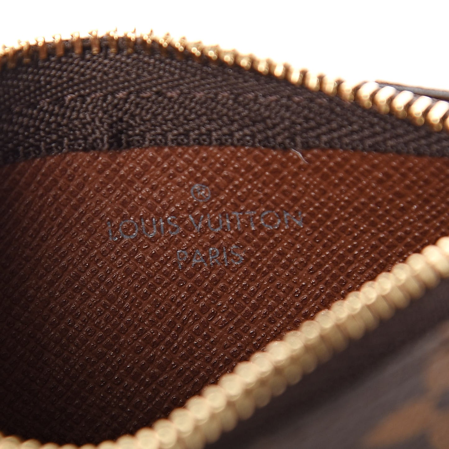 Monogram Key Pouch
