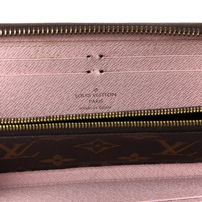 Louis Vuitton Monogram Clemence Wallet Rose Ballerine 5 of 10