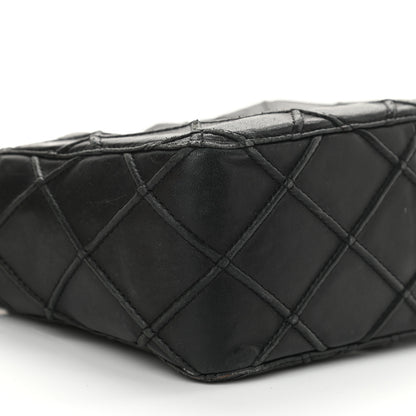 Chanel Lambskin Stitched Camera Case Black 8 of 10