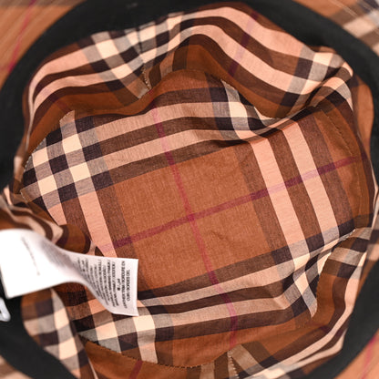 Burberry Cotton Gabardine Burberry Check Belted Heritage Bucket Hat M Sugar Pink 7 of 12
