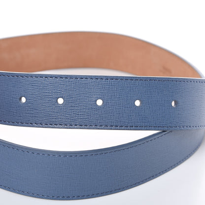 Fendi Vitello Elite FF Belt 75 30 Ceruleo 3 of 7
