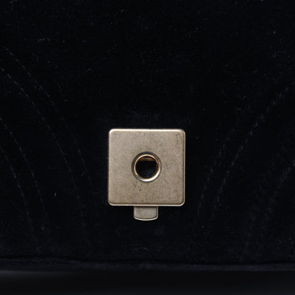 Gucci Velvet Matelasse Mini GG Marmont Shoulder Bag Black 15 of 18