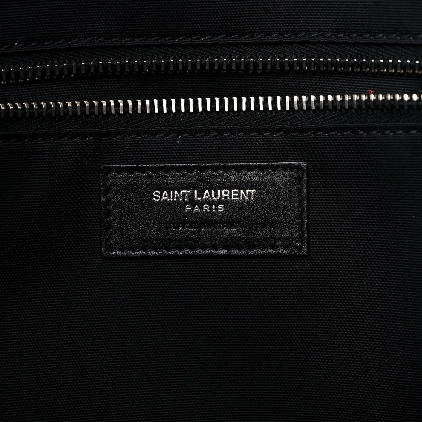 Raffia Linen Calfskin Small Rive Gauche Tote Black