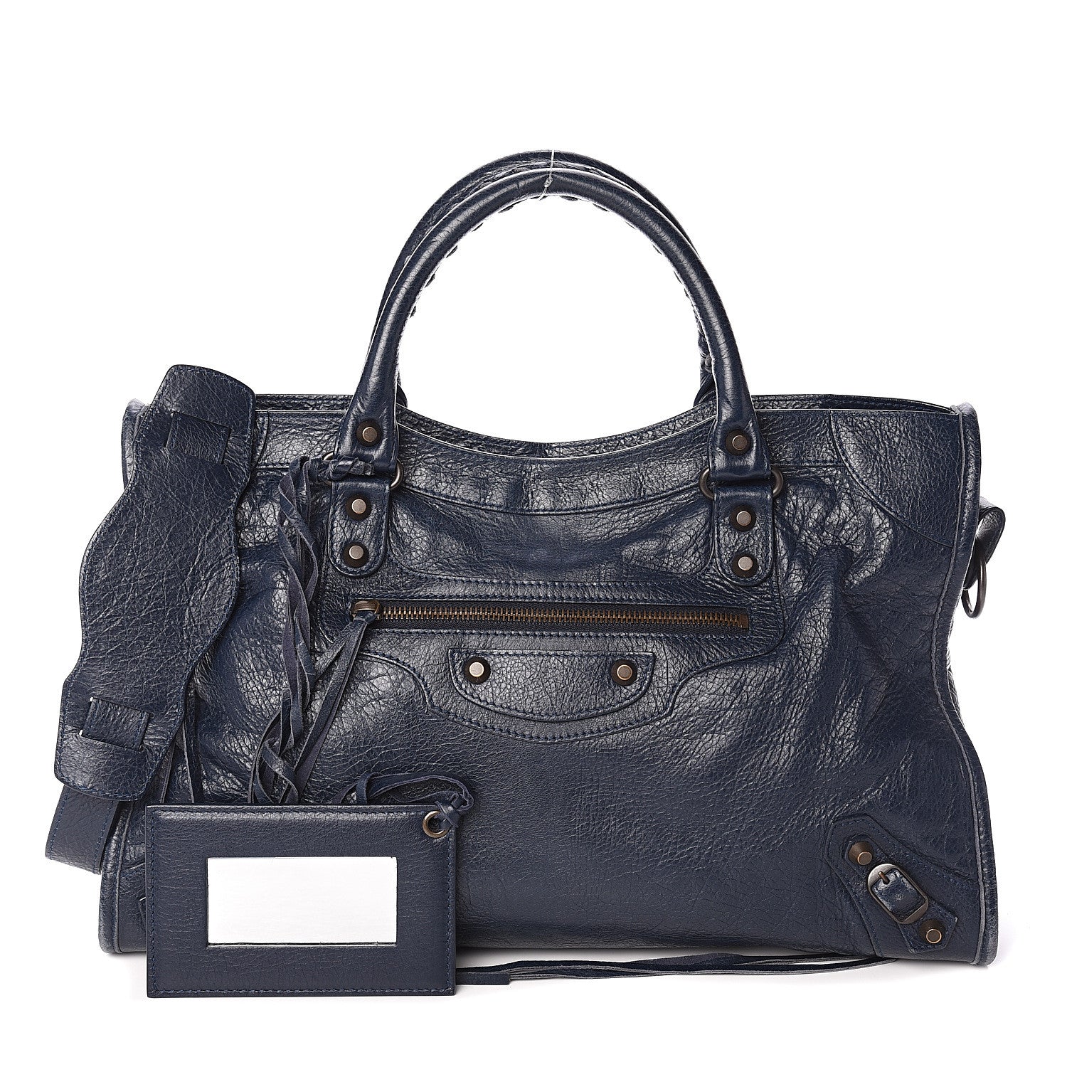 Balenciaga Agneau Classic Hardware City Bleu Obscur 1 of 7