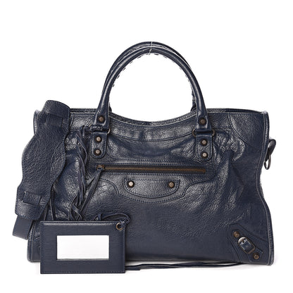 Balenciaga Agneau Classic Hardware City Bleu Obscur 1 of 7