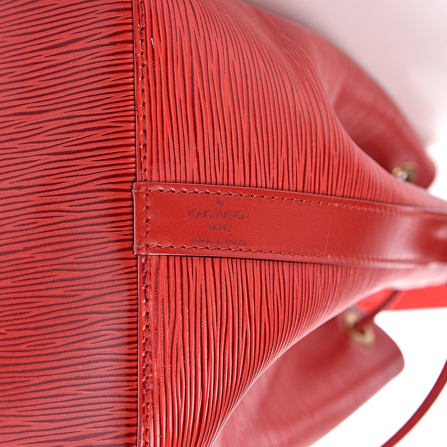 Louis Vuitton Epi Petit Noe Castillan Red 6 of 11