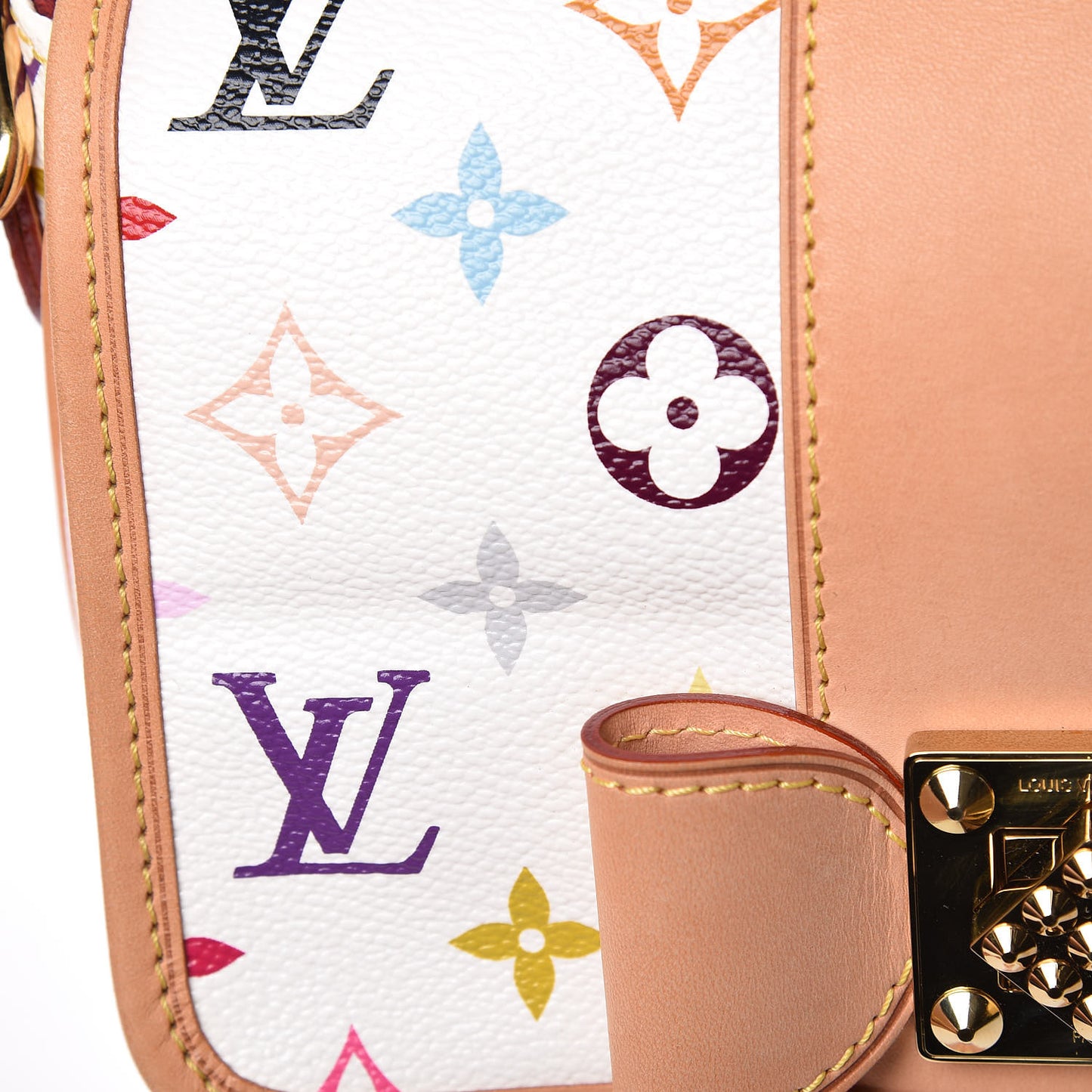 Monogram Multicolor Patti White
