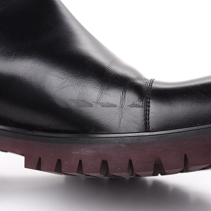 Louis Vuitton Calfskin Chelsea Ankle Boots 8 Black 10 of 10