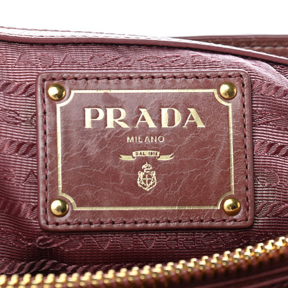 Prada Vitello Shine Shopping Satchel Antico 5 of 10