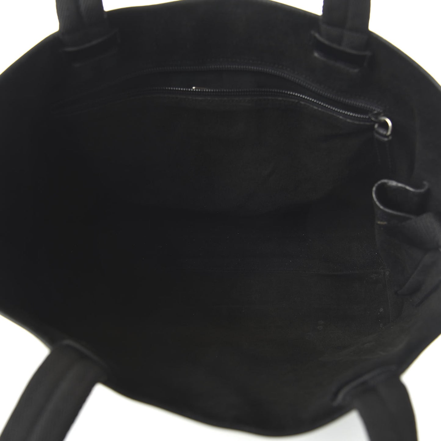 Vitello Lux Logo Tote Black