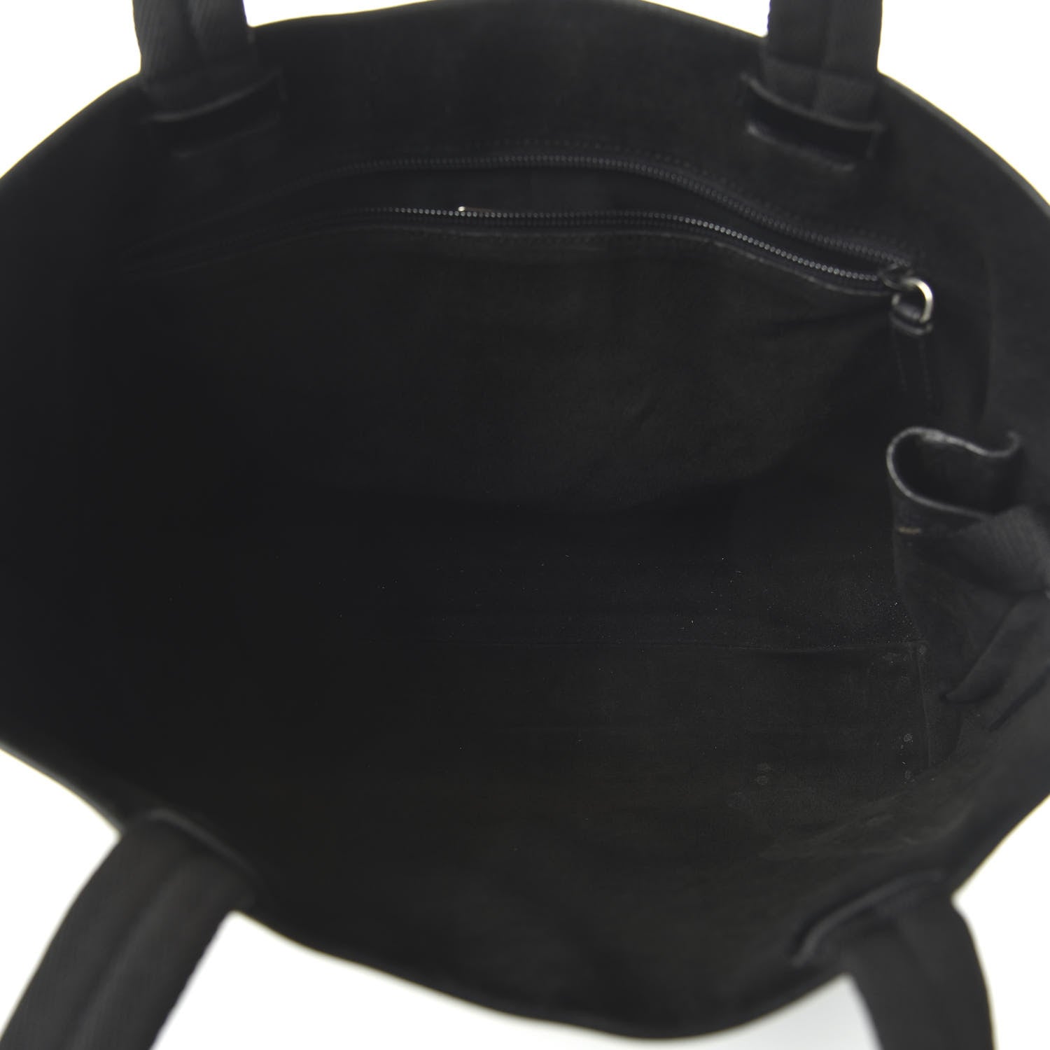 Prada Vitello Lux Logo Tote Black 5 of 10