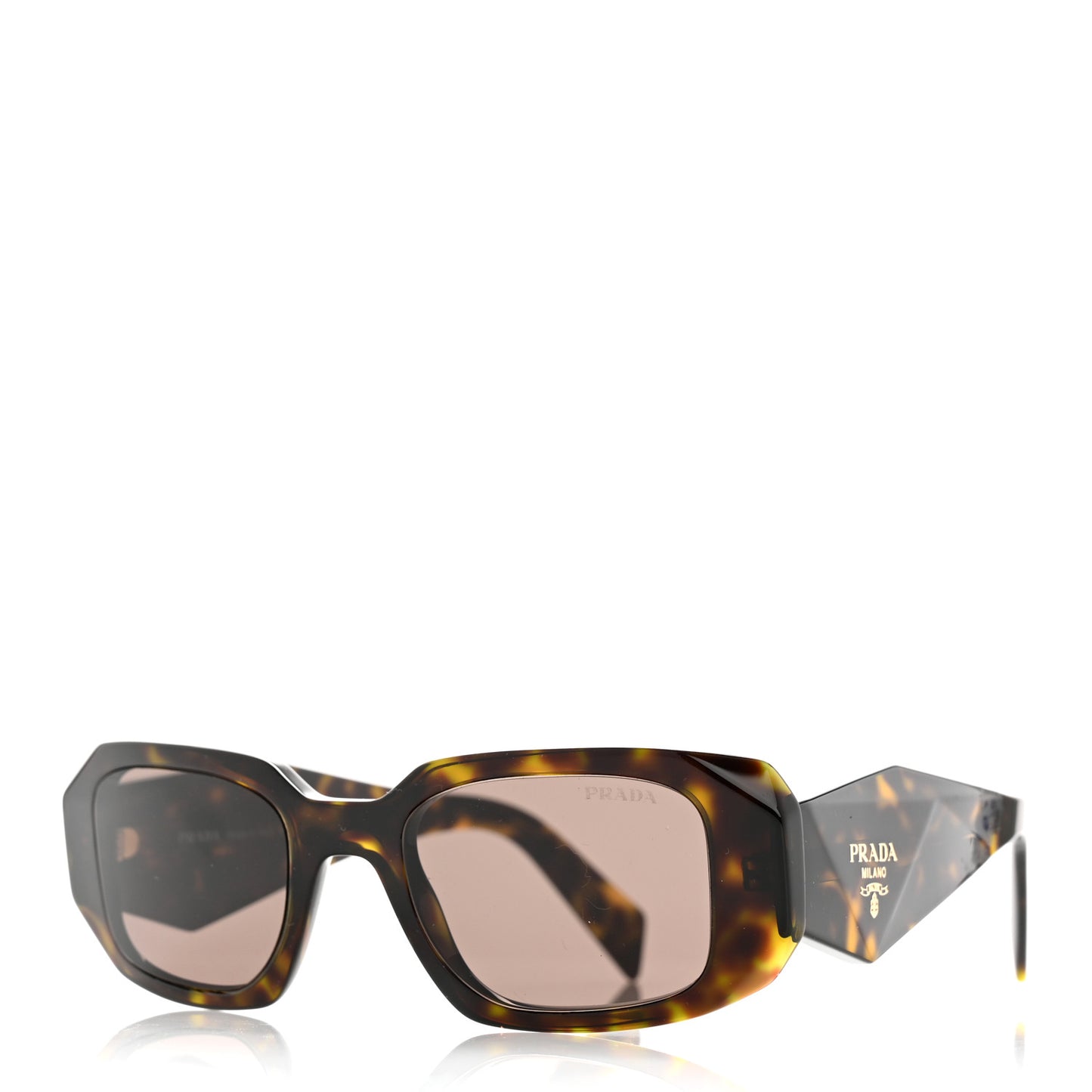 Acetate Symbole Marbled Sunglasses SPR 17W Tortoise