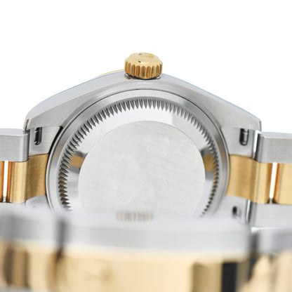 Rolex Stainless Steel 18K Yellow Gold 28mm Oyster Perpetual Datejust Watch Champagne 279163 4 of 4