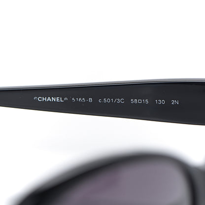 Chanel Acetate CC Sunglasses 5165-B Black 5 of 8