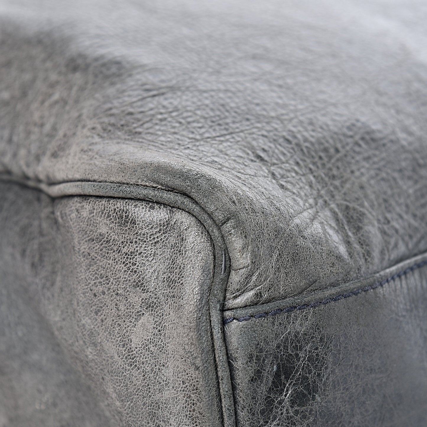 Agneau Giant 21 Silver Hardware Mid Day Grey
