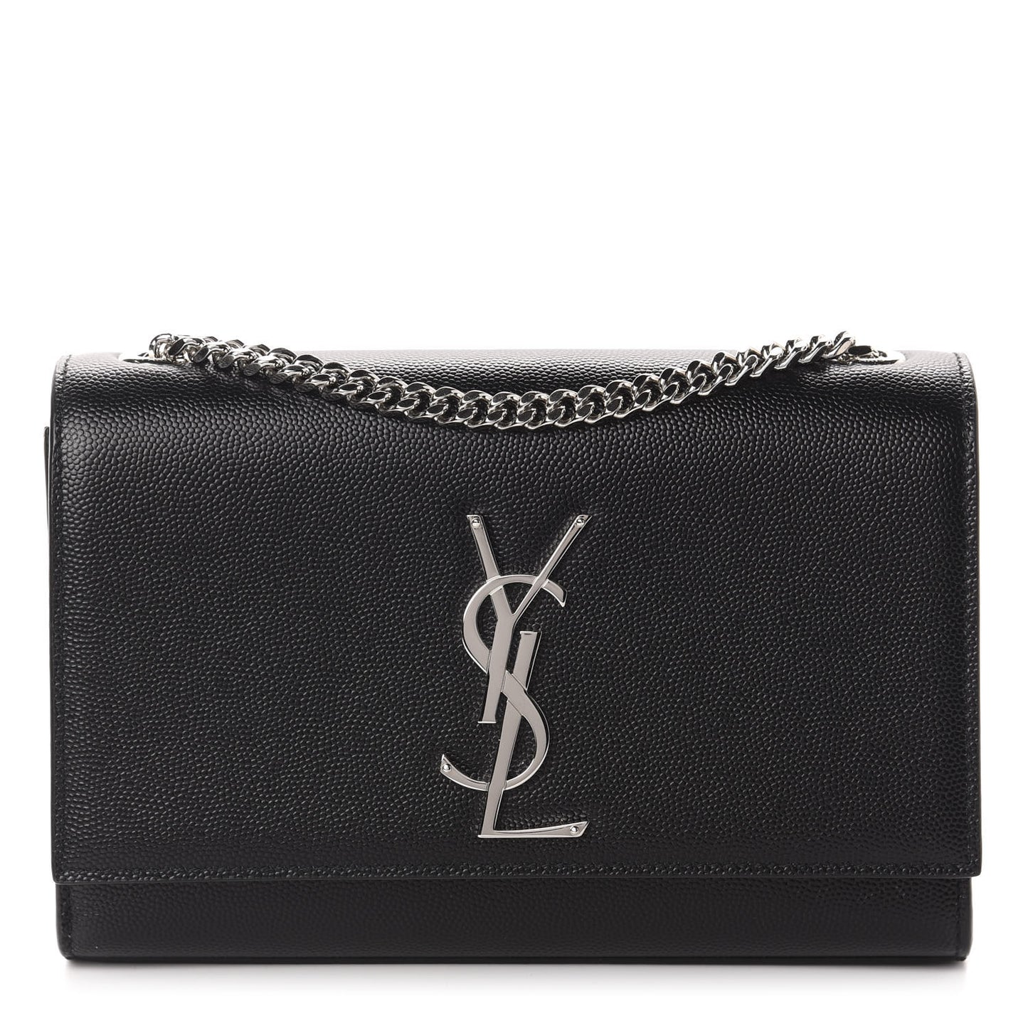 Grain De Poudre Small Monogram Kate Satchel Black
