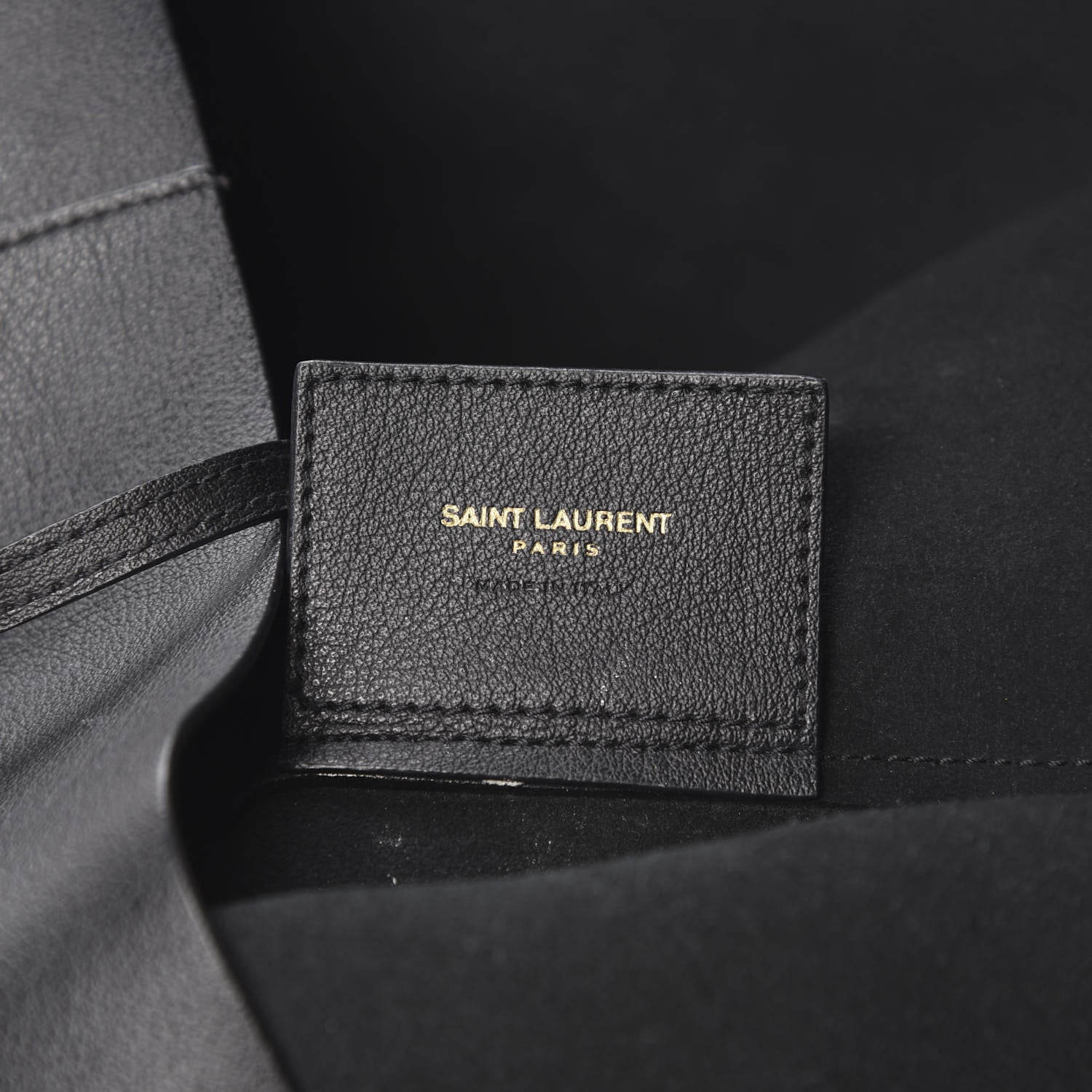 Saint Laurent Calfskin Large Shopping Tote Black 7 of 18