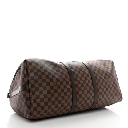 Louis Vuitton Damier Ebene Keepall Bandouliere 55 3 of 7