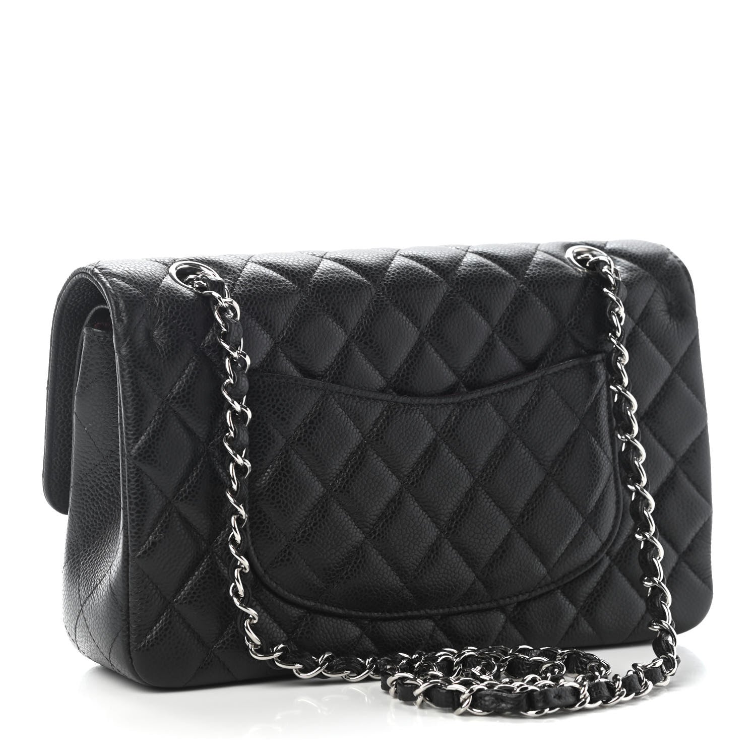 Chanel Caviar Quilted Medium Double Flap Black 3 of 9