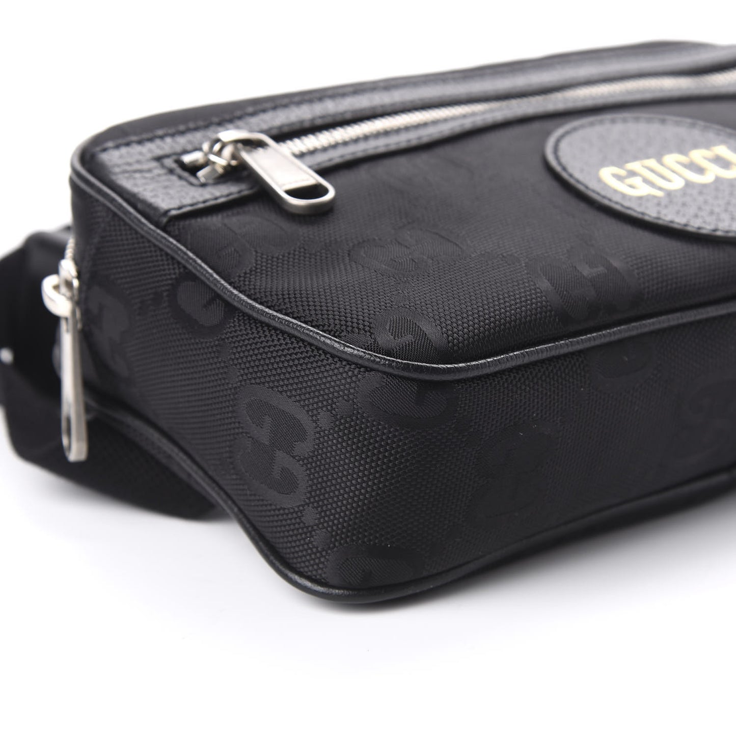 Econyl Nylon Monogram Off The Grid Belt Bag Black