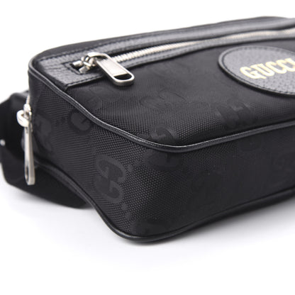 Gucci Econyl Nylon Monogram Off The Grid Belt Bag Black 6 of 10