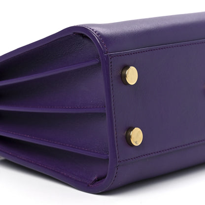 Saint Laurent Calfskin Nano Sac De Jour Purple 11 of 12