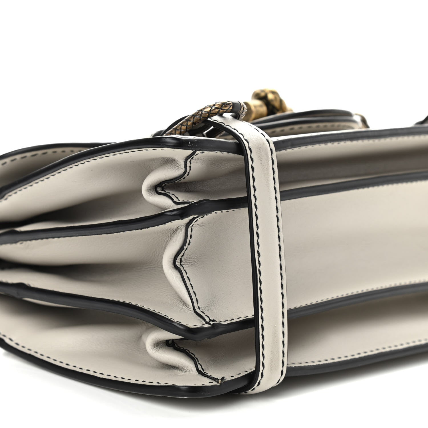 Bottega Veneta French Calf City Knot Bag Cement 7 of 10