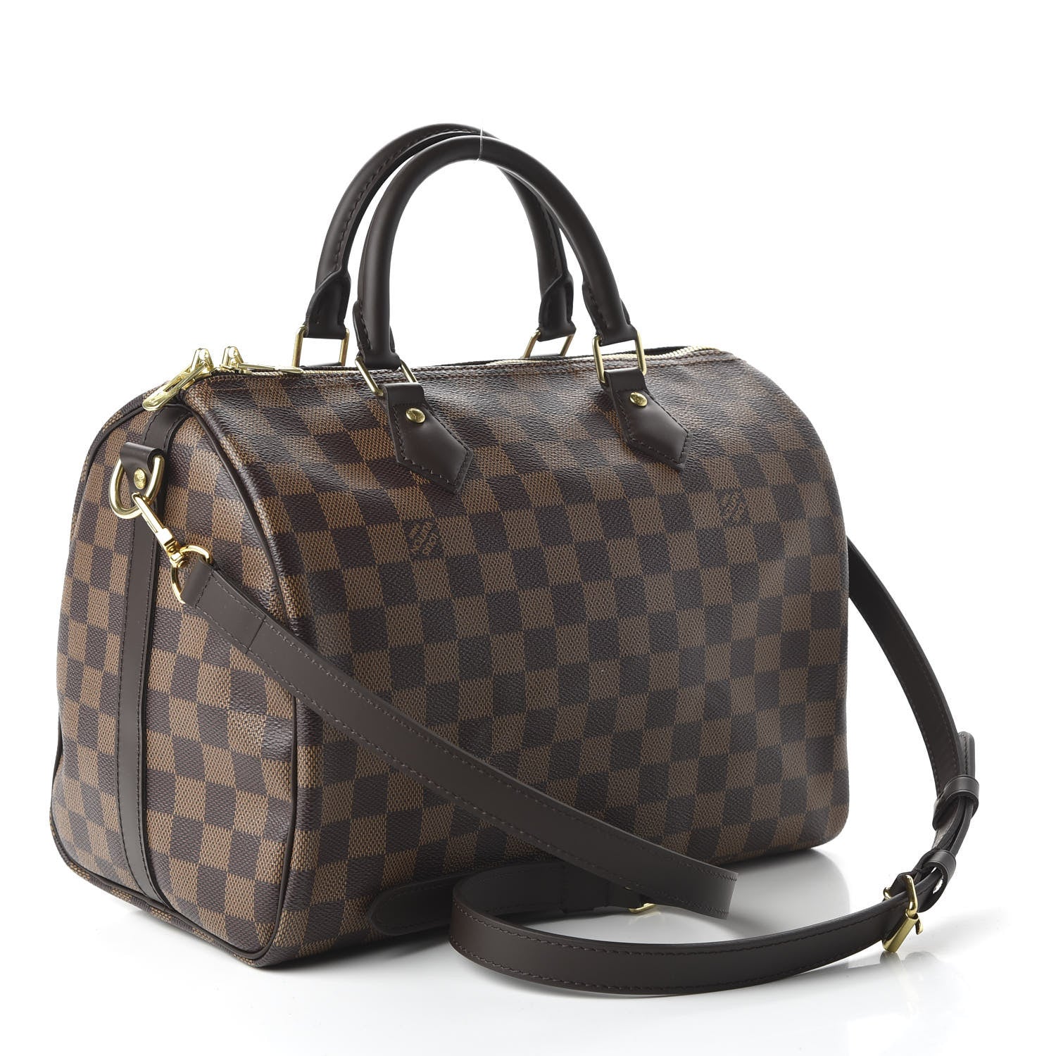 Louis Vuitton Damier Ebene Speedy Bandouliere 30 3 of 10