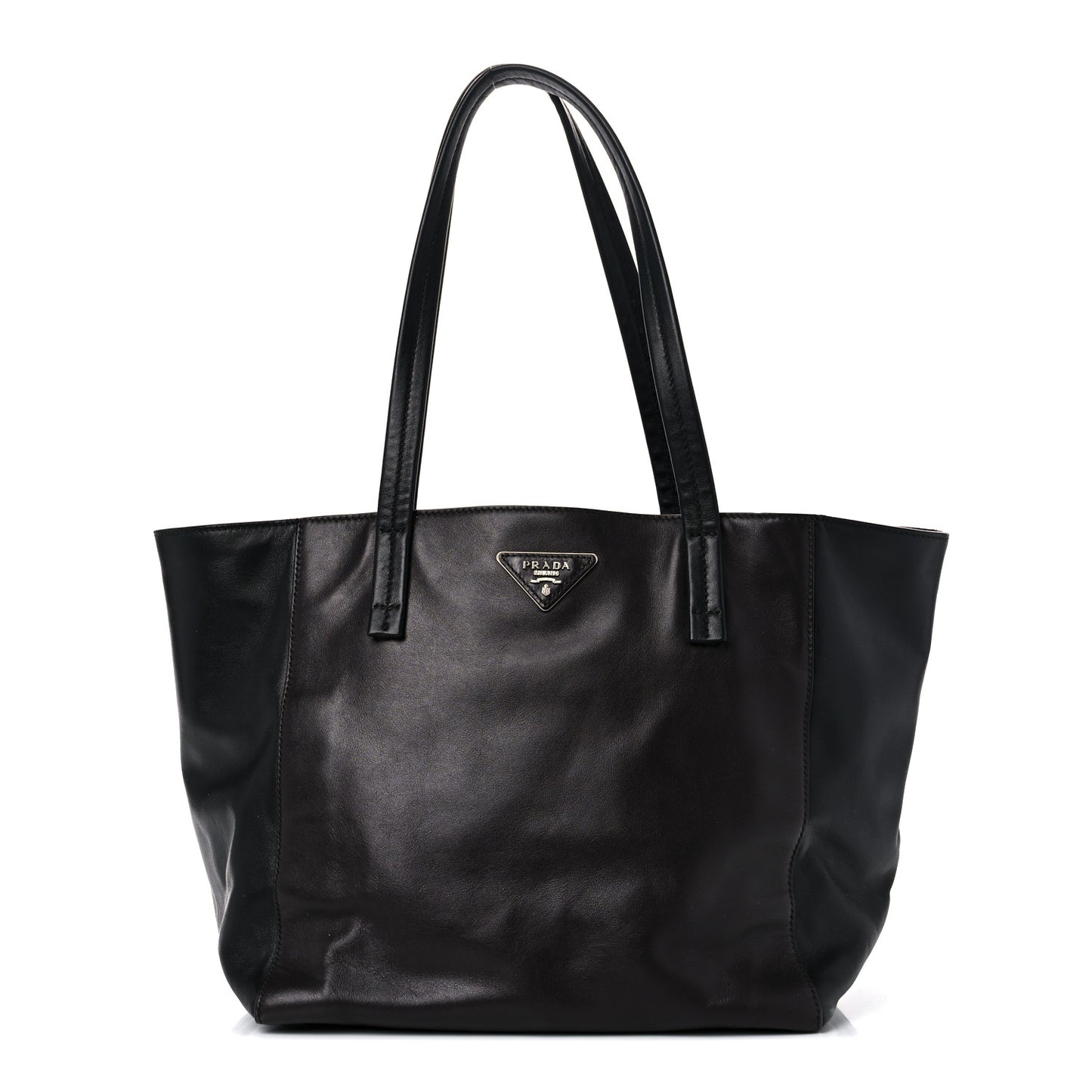 Soft Calfskin Tote Ebano Black
