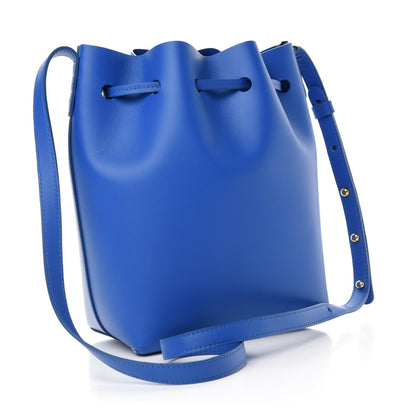 Mansur Gavriel Calfskin Mini Bucket Bag Royal 3 of 10