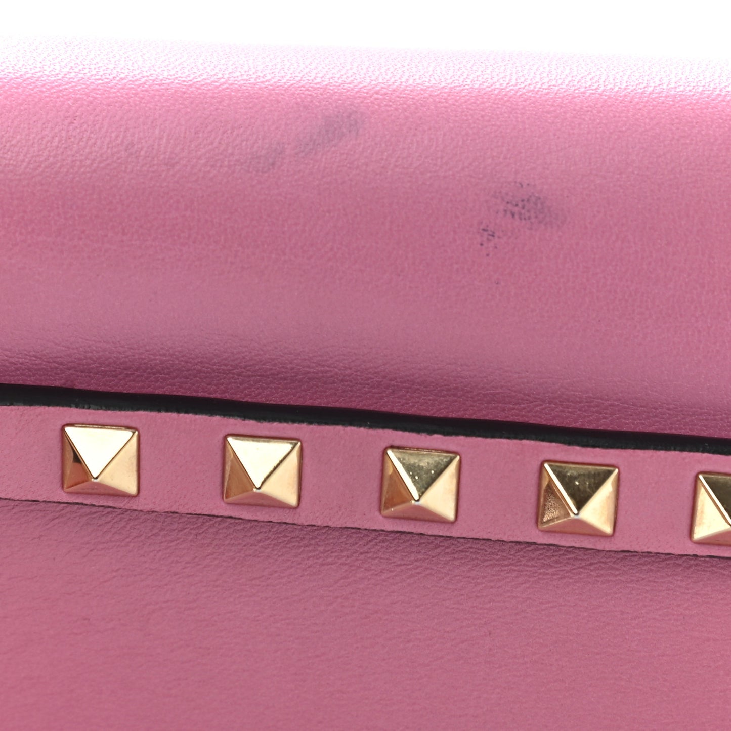 Nappa Rockstud Wristlet Clutch Ninphea