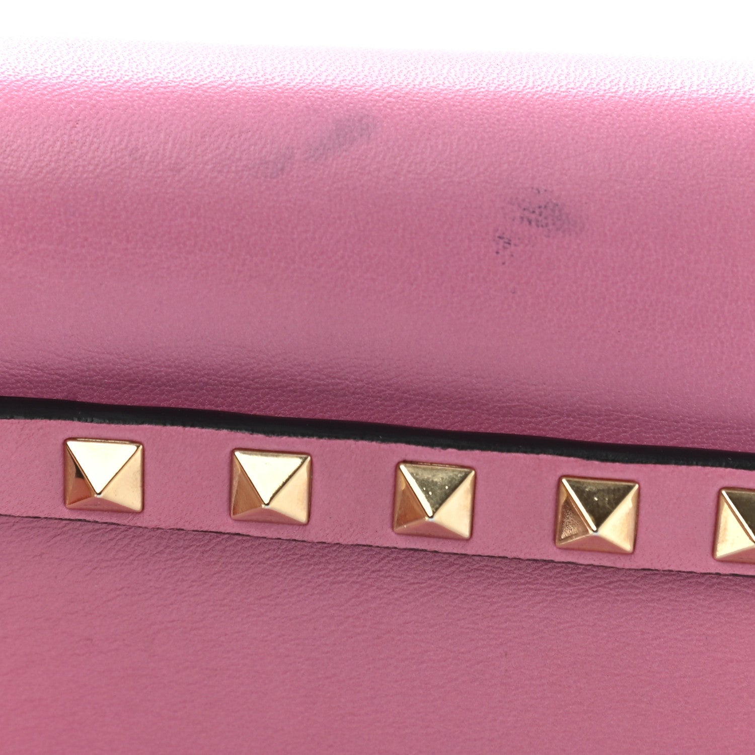 Valentino Garavani Nappa Rockstud Wristlet Clutch Ninphea 16 of 18
