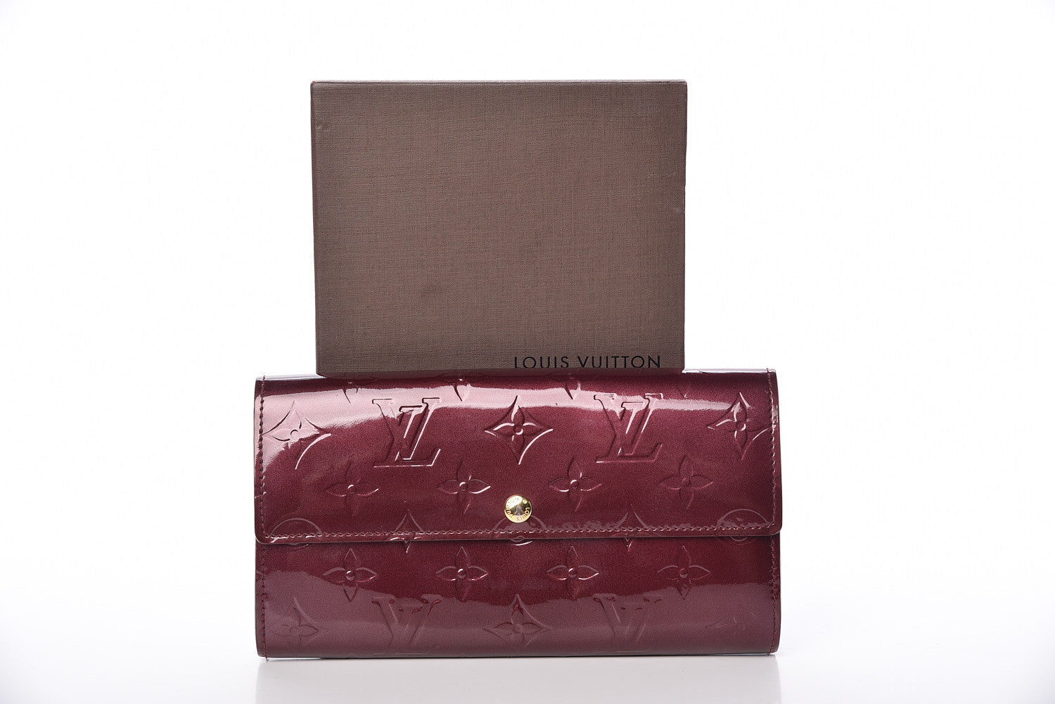 Louis Vuitton Vernis Sarah Wallet Rouge Fauviste 15 of 15