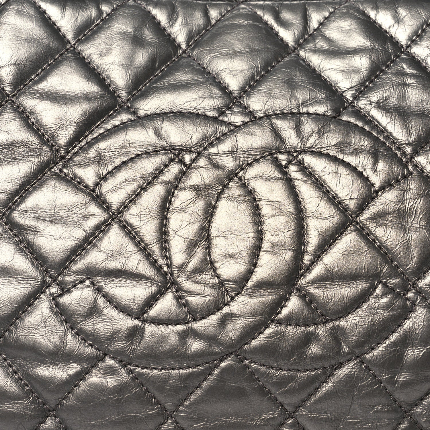 Chanel Metallic Calfskin Small Chain Me Tote Silver 8 of 10