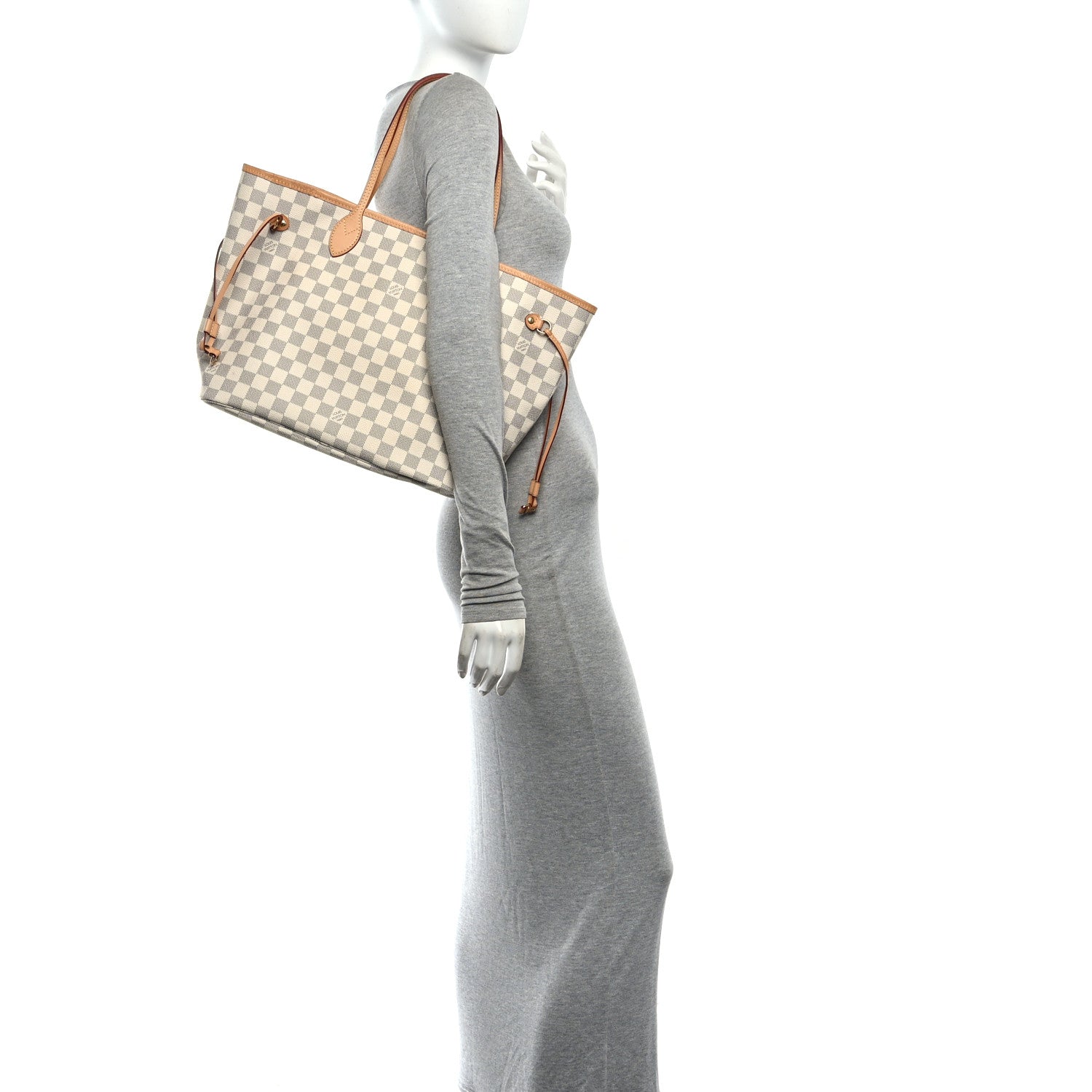 Louis Vuitton Damier Azur Neo Neverfull MM 2 of 10