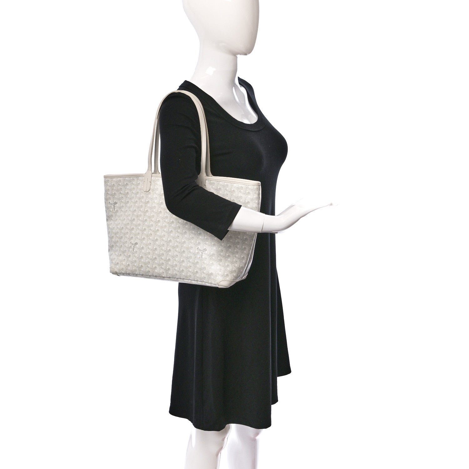 Goyard Goyardine Saint Louis PM White 2 of 13