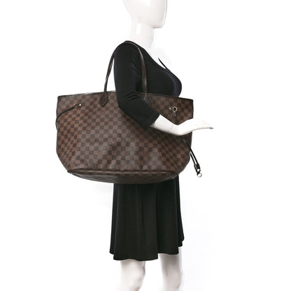 Louis Vuitton Damier Ebene Neverfull GM 2 of 16