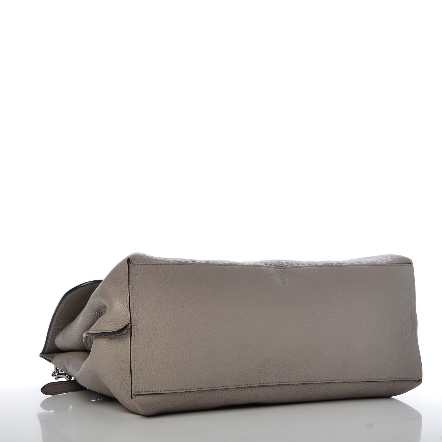 Gucci Cellarius Calfskin Large Bamboo Daily Top Handle Bag Storm Grey 5 of 9