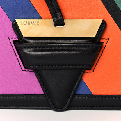 Loewe Calfskin Barcelona Striped Shoulder Bag Multicolor 11 of 15