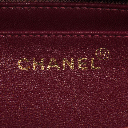 Chanel Lambskin Quilted Jumbo Flap Black 7 of 10