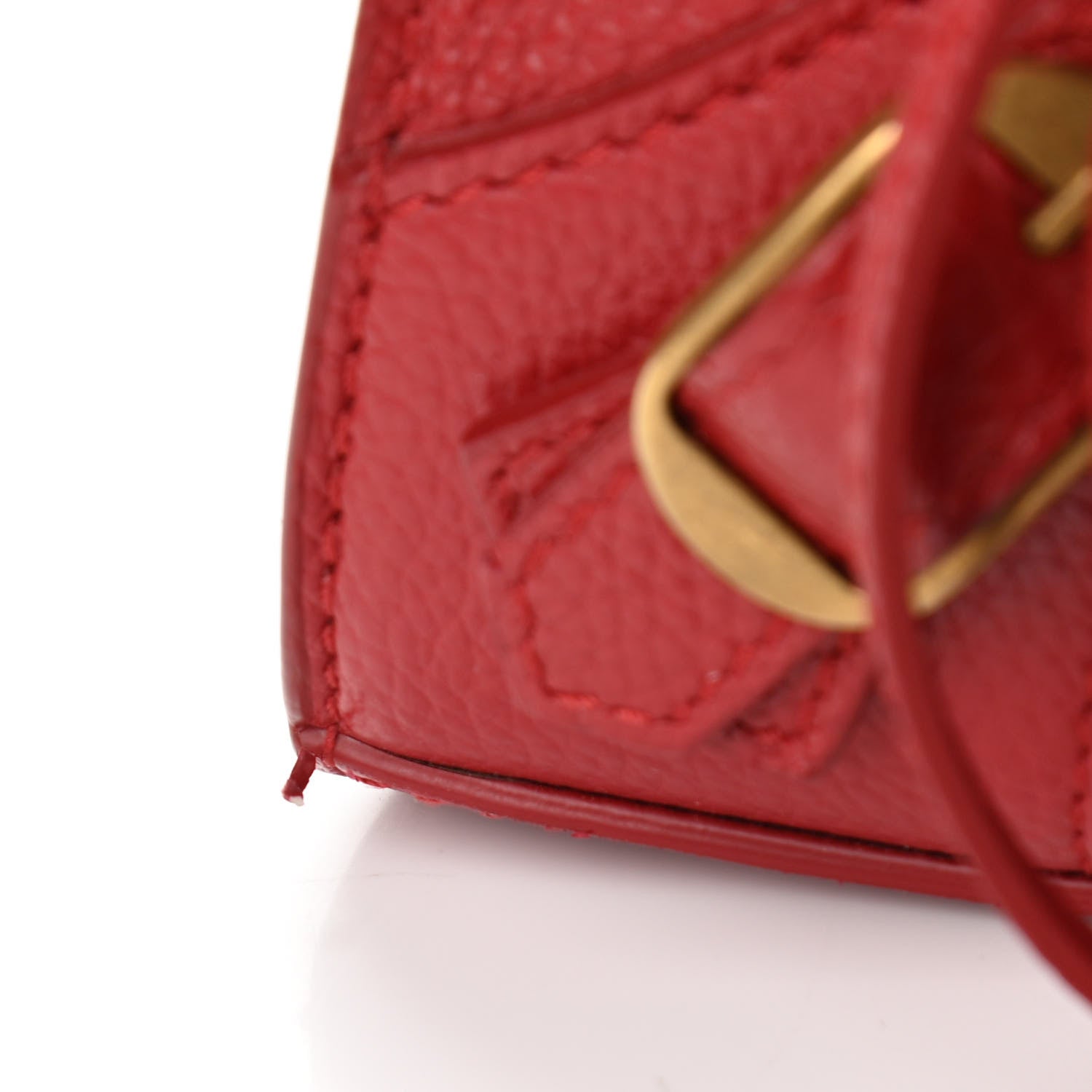 Balenciaga Grained Calfskin Neo Classic Gold Hardware S City Medium Red 10 of 11