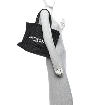 Givenchy Raffia Large G Shopping Tote Black 2 of 10