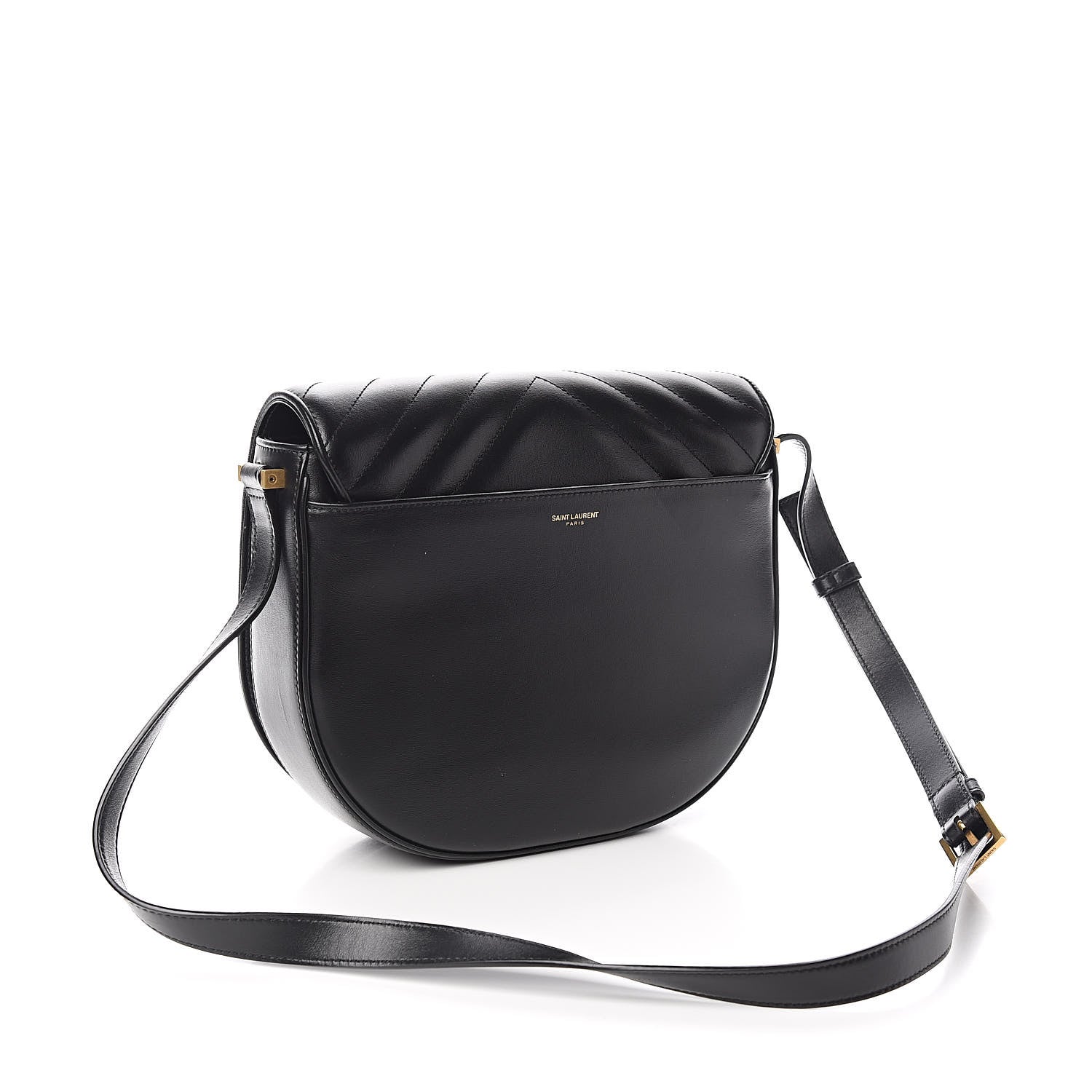 Saint Laurent Calfskin Quilted Y Joan Satchel Black 3 of 10