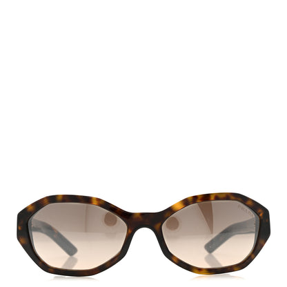 Miu Miu Metal Square Sunglasses SMU 52R Black Gold 4 of 24