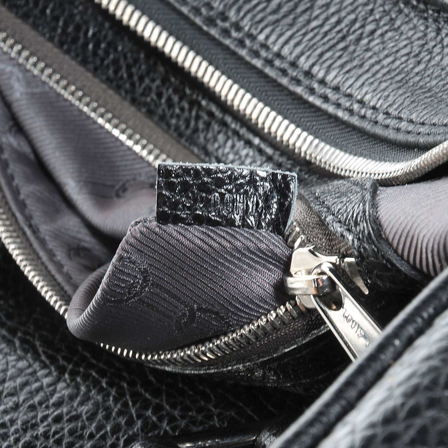 Louis Vuitton Tobago Calfskin Carryall Black 7 of 8